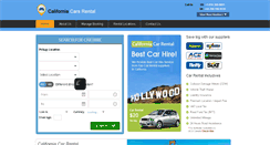Desktop Screenshot of californiacarsrental.com